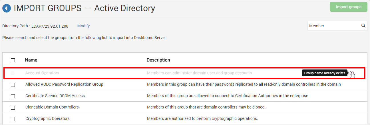 Duplicated Active Directory Groups