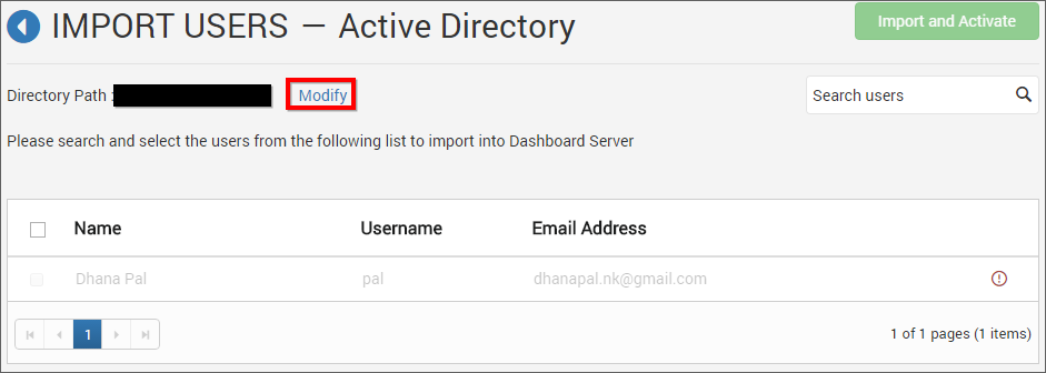 Modify Active Directory Configuration