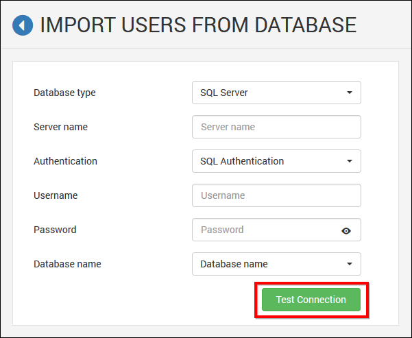 Connect SQL Server Database