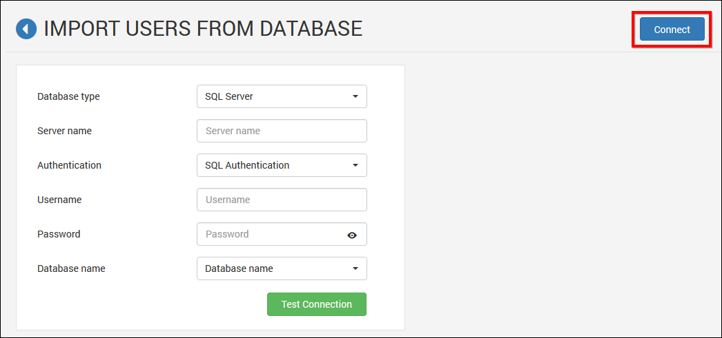 Connect Database