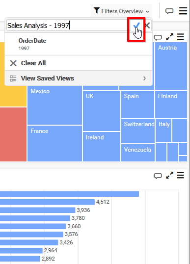 Created Dashboard View