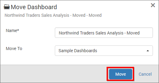 Move Dashboards