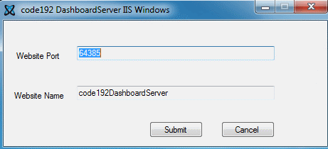 Host Dashboard Server in IIS