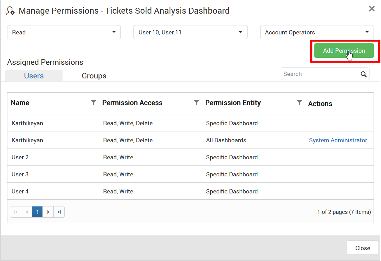 Add Permission