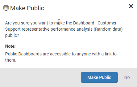 Make public Dialog