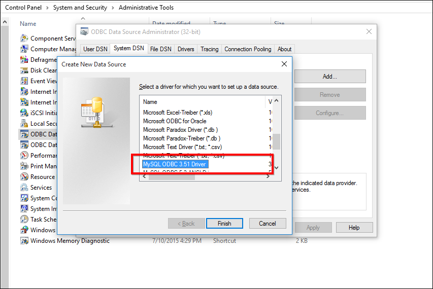 Select ODBC Driver